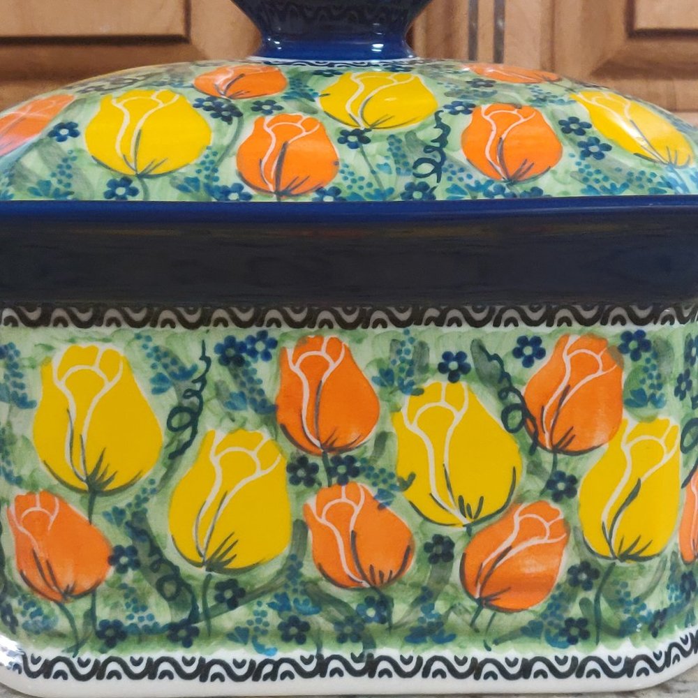 XL Cake Box 10" Easter Rose UNIKAT - Picture 2 of 12